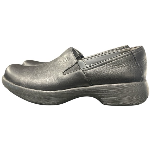 Dansko Winona Clogs Slip-on Comfort 7501360200 Black Leather EU 40 Women's 9-9.5 - Picture 2 of 7
